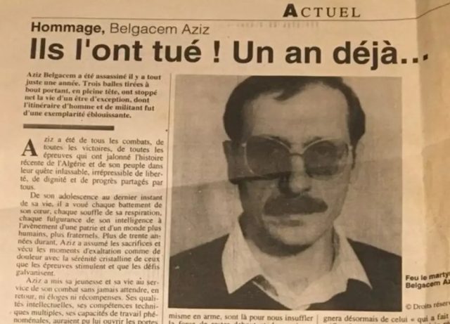 Assassinat de Aziz Belgacem