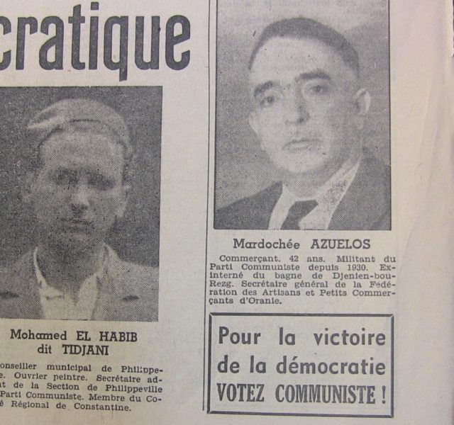 Azuelos Mardoché dans Liberté (élections)