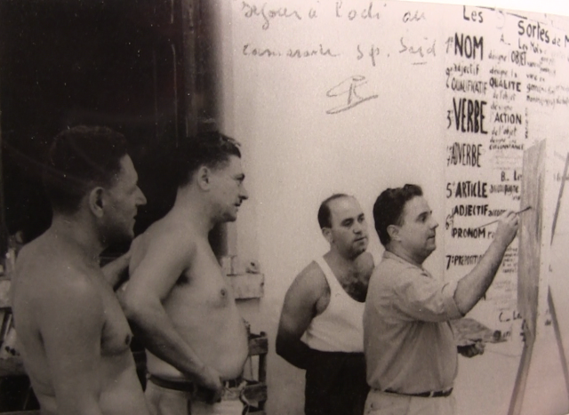 L'école au camp de Lodi