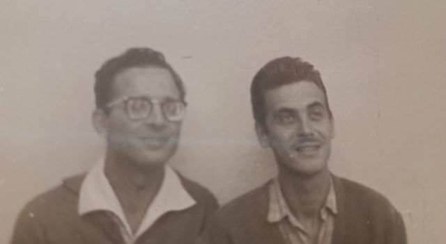 Pierre Cots au camp de Lodi (à droite)
