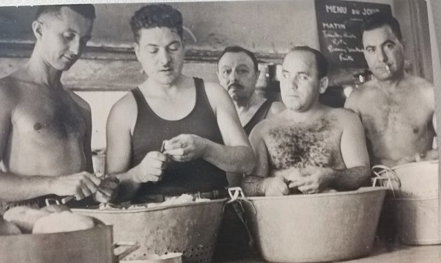Robert Lequément et René Zaquin (Camp de Lodi)