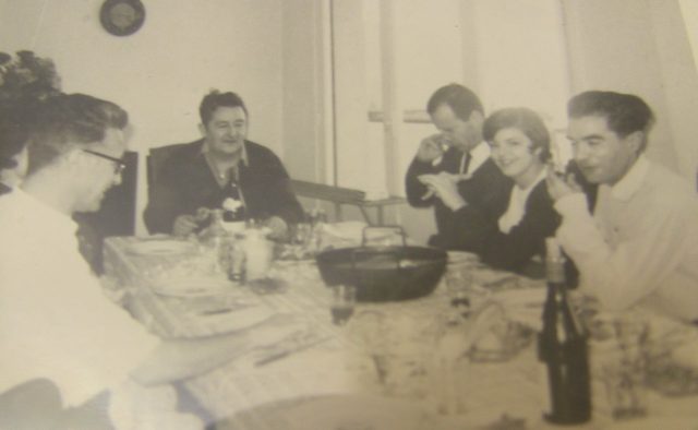 A partir de la gauche, Roland Espasa, Fernand Gallinari et Jules Molina.