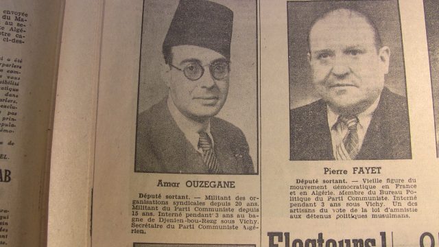 Amar Ouzegane et Pierre Fayet
