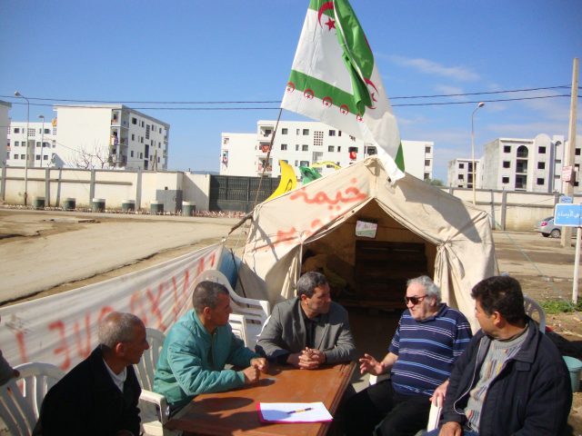 Aux côtés des grévistes de SOCOTHYD, avec Noureddine Abdelmoumen