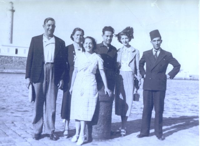 A droite, Kaddour Belkaïm et Elie Mignot