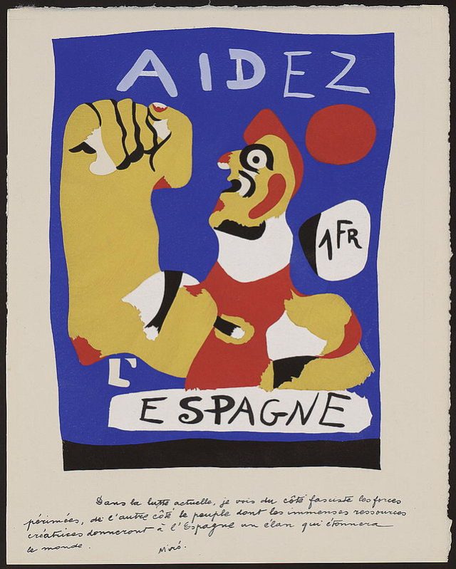 Solidarité avec la république espagnole (Miro)