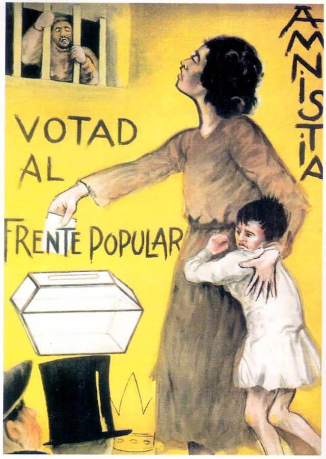 Affiche du parti communiste espagnol